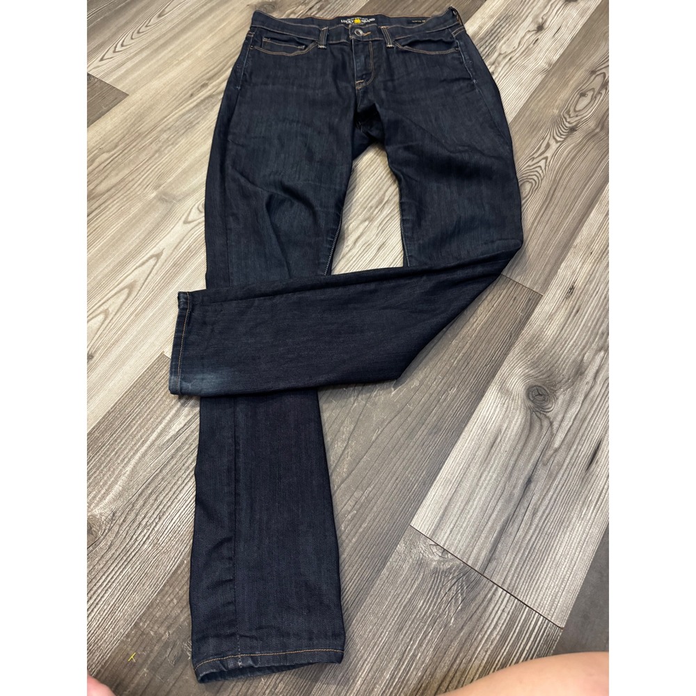 Lucky Brand Sofia Skinny Jeans Womens 8/29 Regular Dark Indigo Stretch Denim